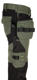 EREBOS Trousers green/black