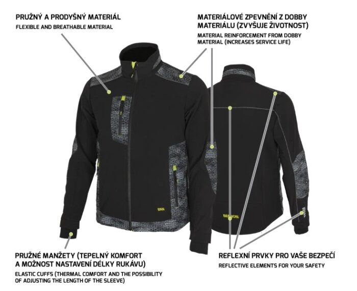 PREDATOR Jacket black/grey PREDATOR Jacket black/grey